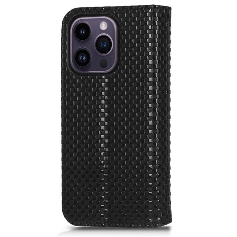 Cover iPhone 14 Pro Flip Cover Tekstureret