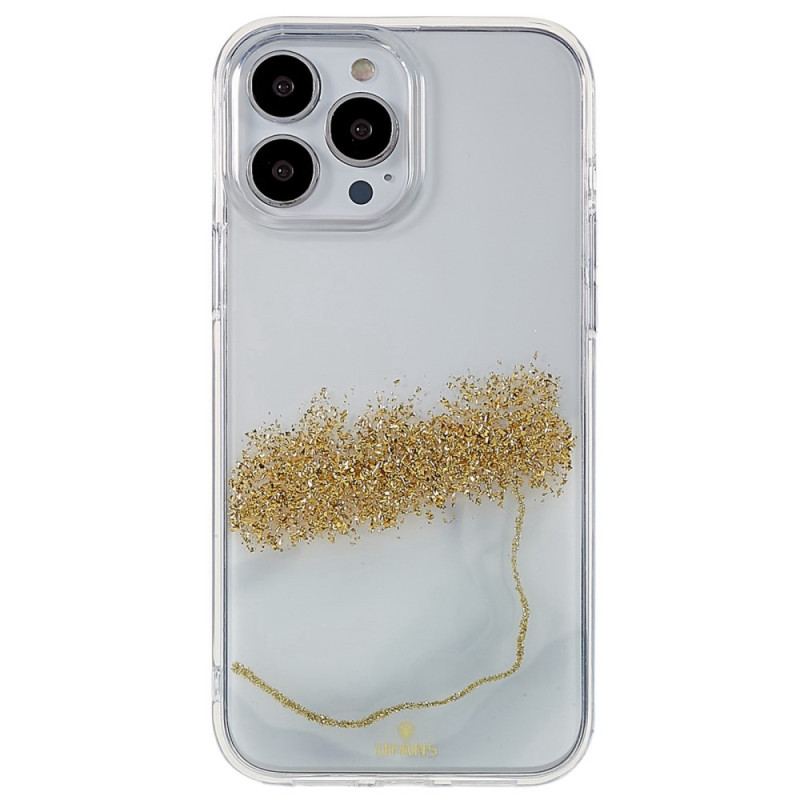 Cover iPhone 14 Pro Glitter Kunst