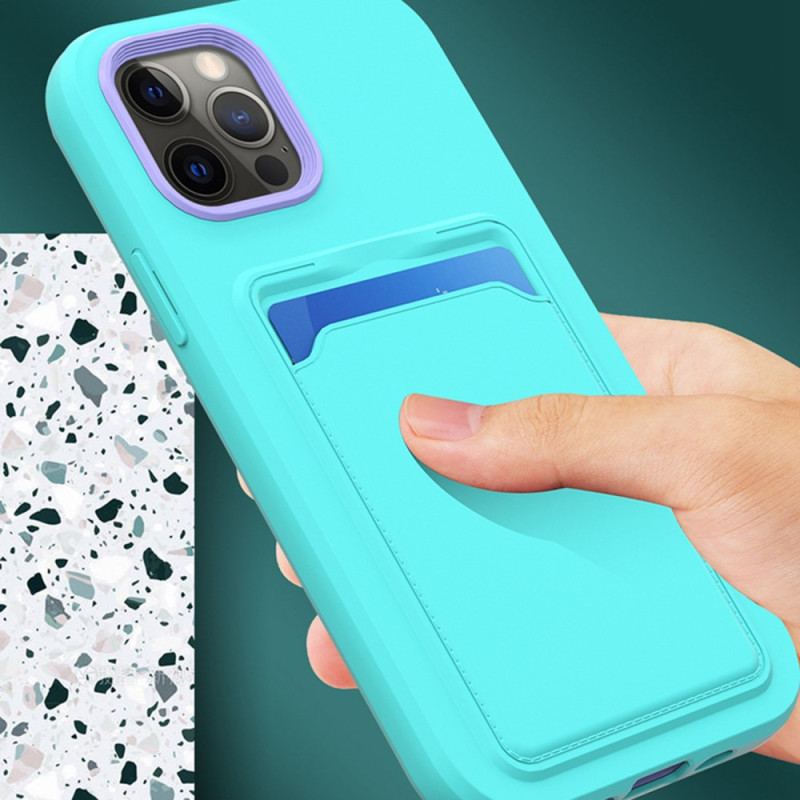 Cover iPhone 14 Pro Tofarvet Kortholder