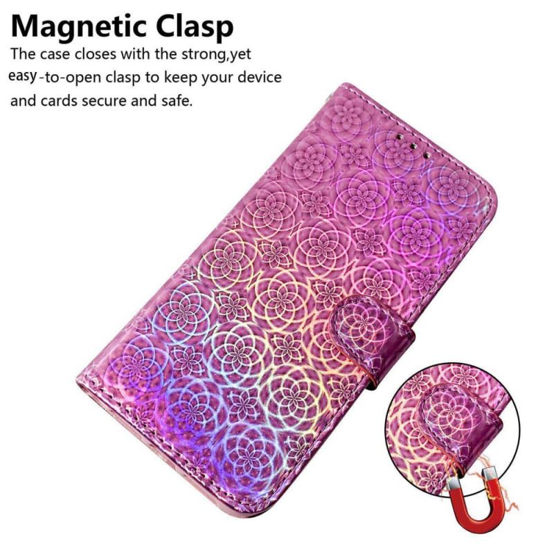 Flip Cover iPhone 14 Pro Disco-stil