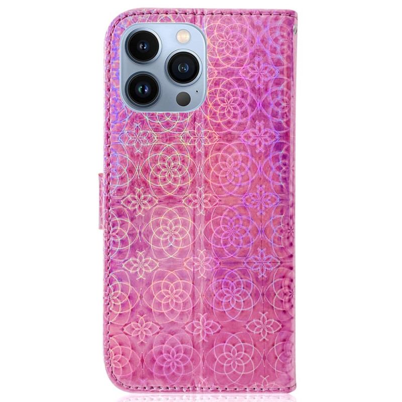 Flip Cover iPhone 14 Pro Disco-stil