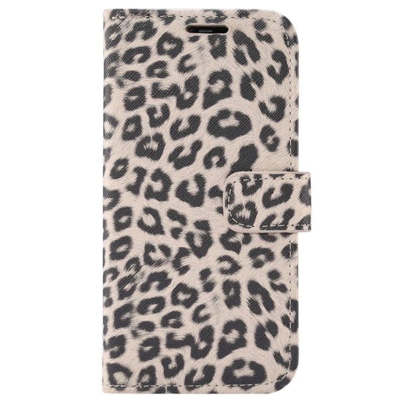 Flip Cover iPhone 14 Pro Leopard
