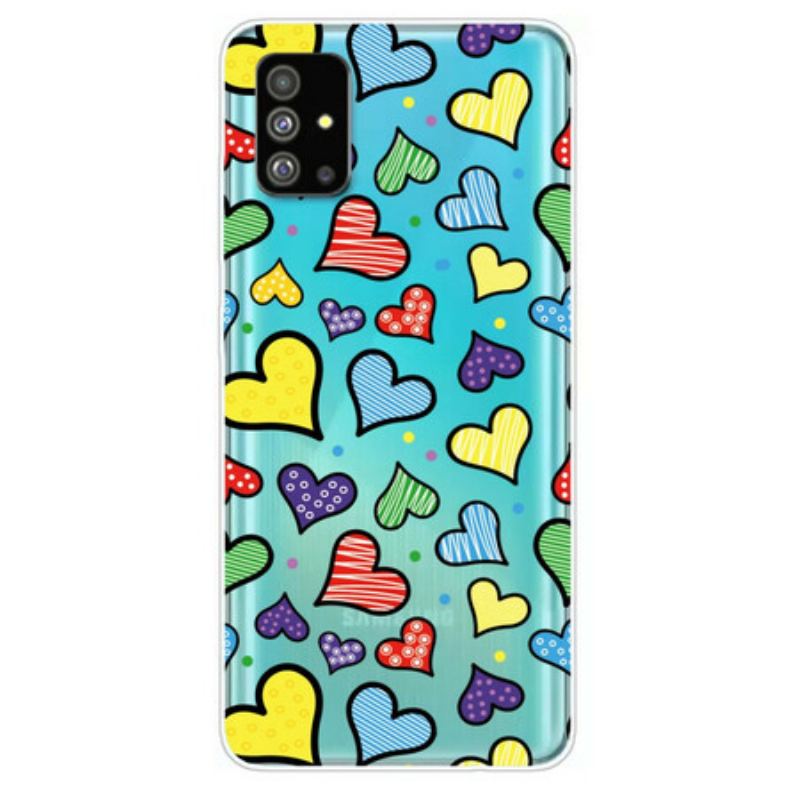 Cover Samsung Galaxy S20 Plus / S20 Plus 5G Flerfarvede Hjerter