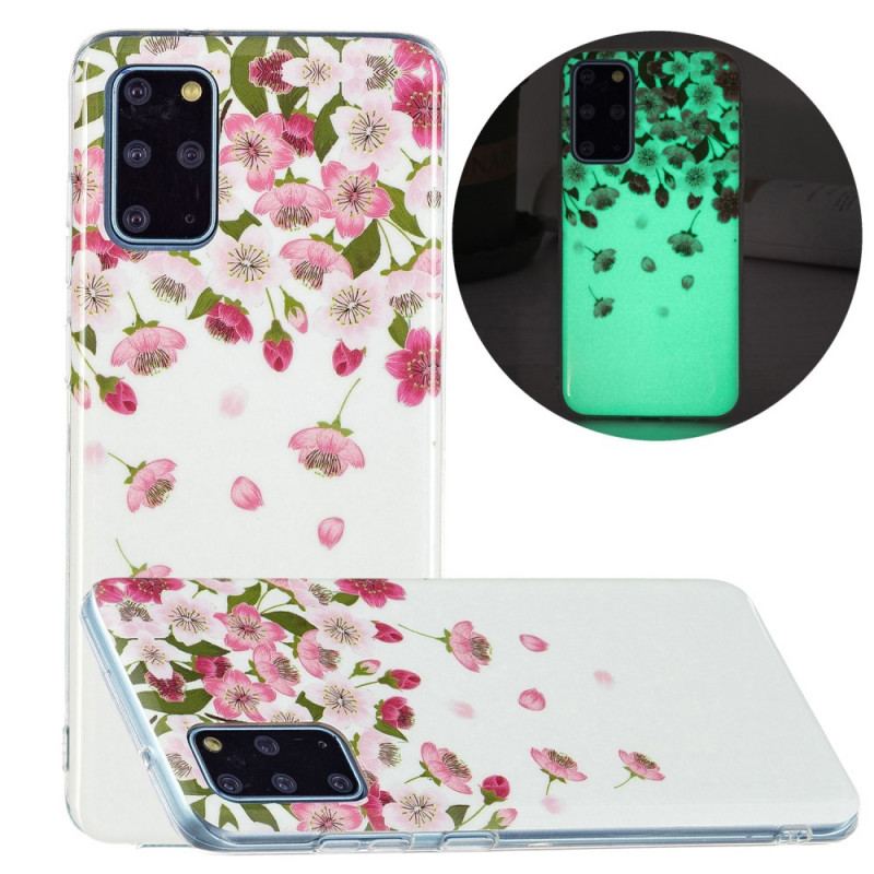 Cover Samsung Galaxy S20 Plus / S20 Plus 5G Fluorescerende Blomster