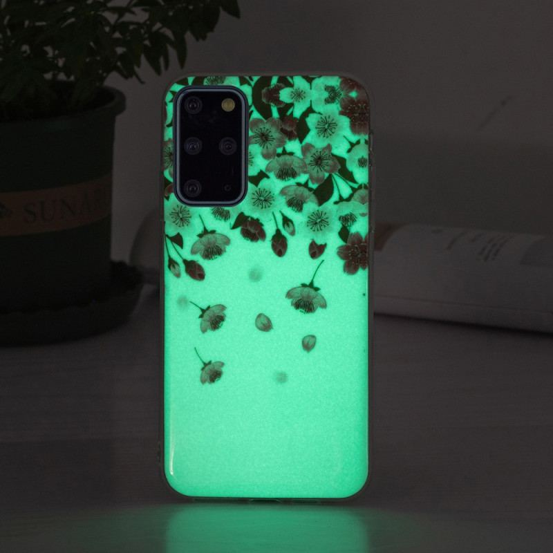 Cover Samsung Galaxy S20 Plus / S20 Plus 5G Fluorescerende Blomster