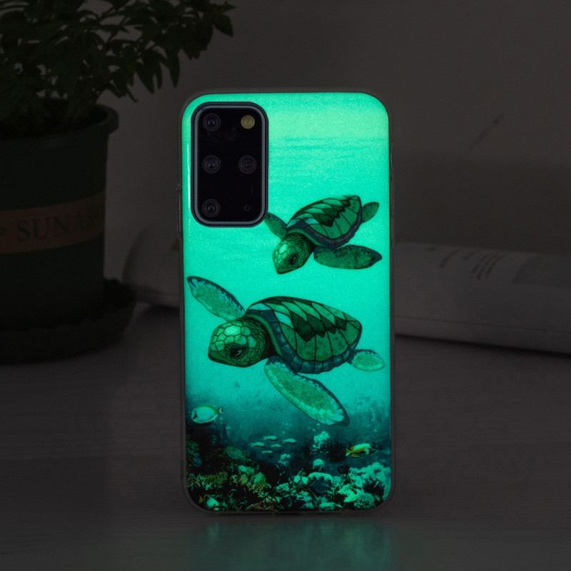 Cover Samsung Galaxy S20 Plus / S20 Plus 5G Fluorescerende Skildpadder