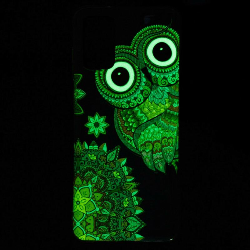 Cover Samsung Galaxy S20 Plus / S20 Plus 5G Fluorescerende Ugle Mandala