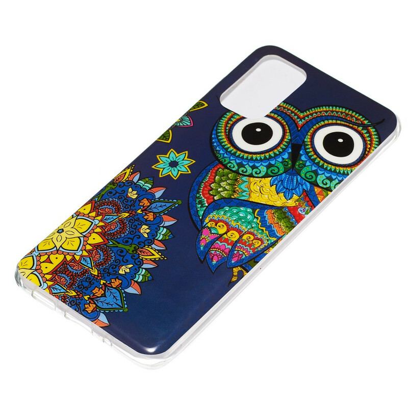 Cover Samsung Galaxy S20 Plus / S20 Plus 5G Fluorescerende Ugle Mandala