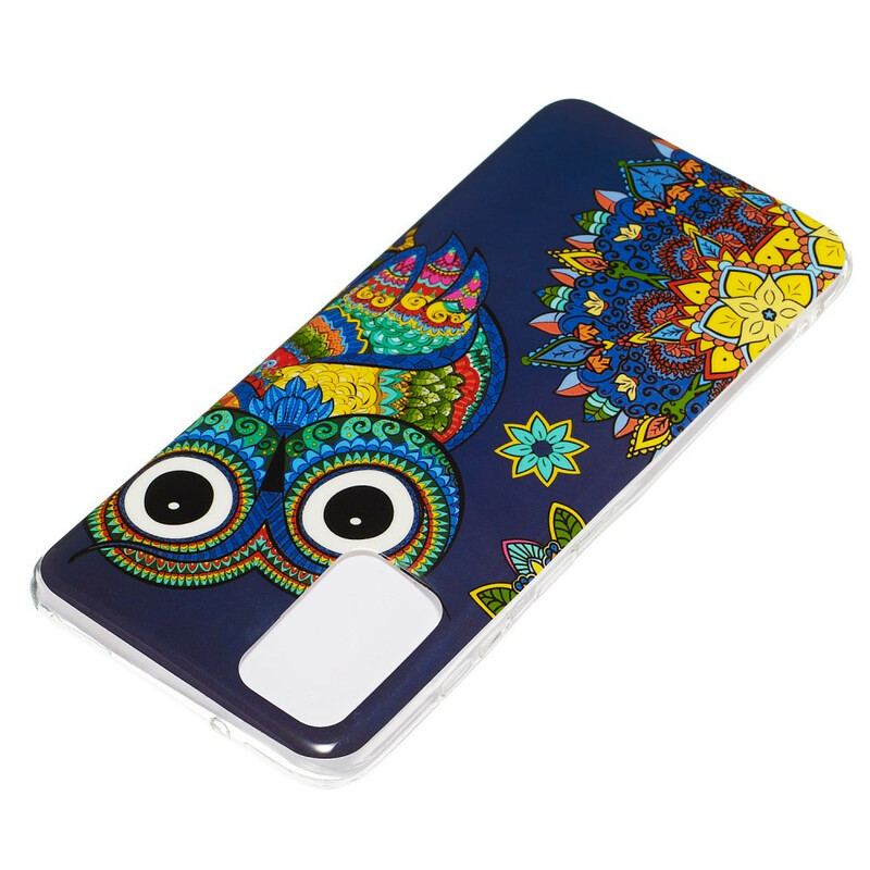 Cover Samsung Galaxy S20 Plus / S20 Plus 5G Fluorescerende Ugle Mandala