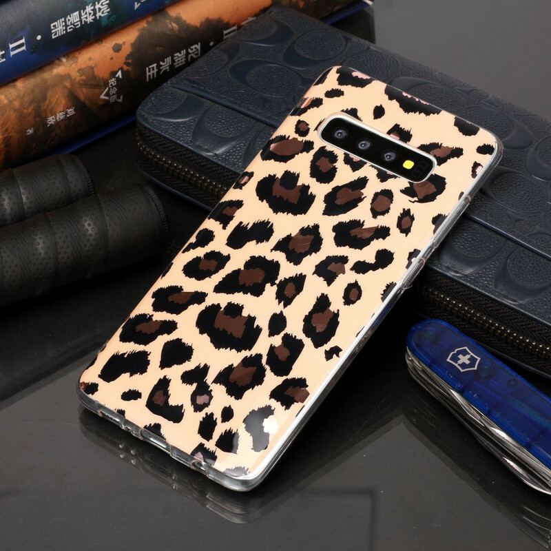 Cover Samsung Galaxy S20 Plus / S20 Plus 5G Leopard Stil Marmor