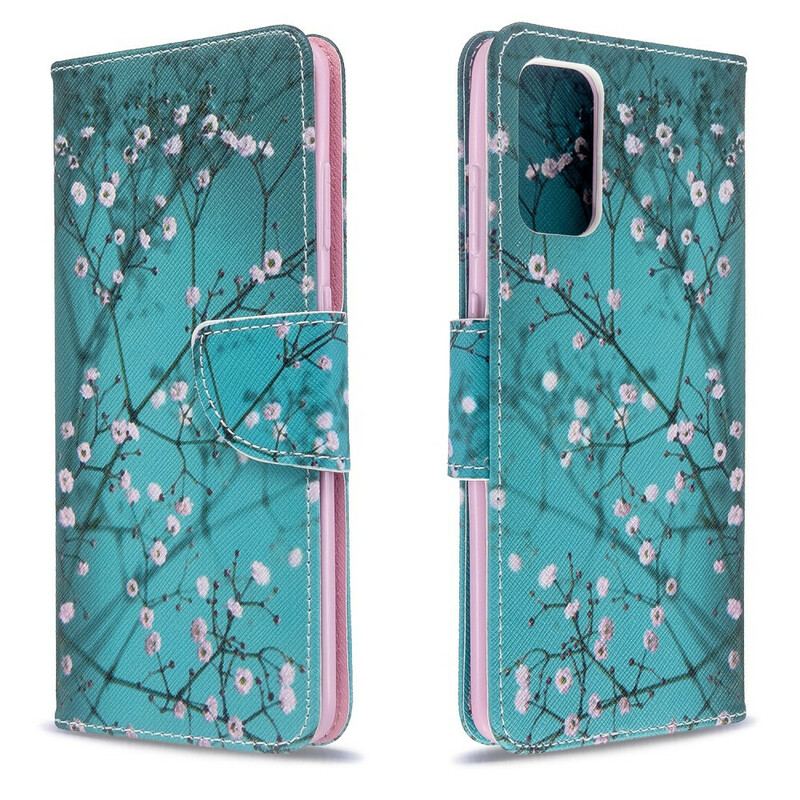 Flip Cover Samsung Galaxy S20 Plus / S20 Plus 5G Blomstrende Træ