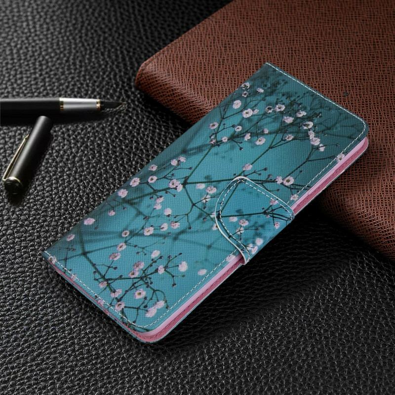 Flip Cover Samsung Galaxy S20 Plus / S20 Plus 5G Blomstrende Træ