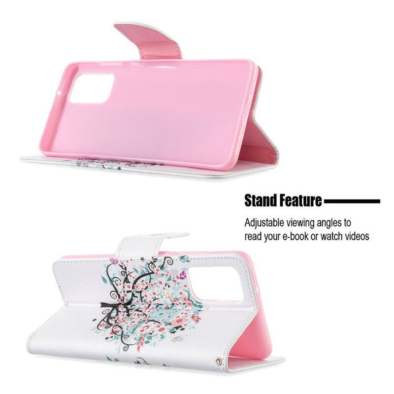 Flip Cover Samsung Galaxy S20 Plus / S20 Plus 5G Blomstret Træ