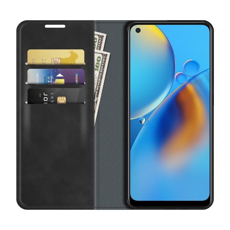 Cover Oppo A74 4G Flip Cover Hudberøring