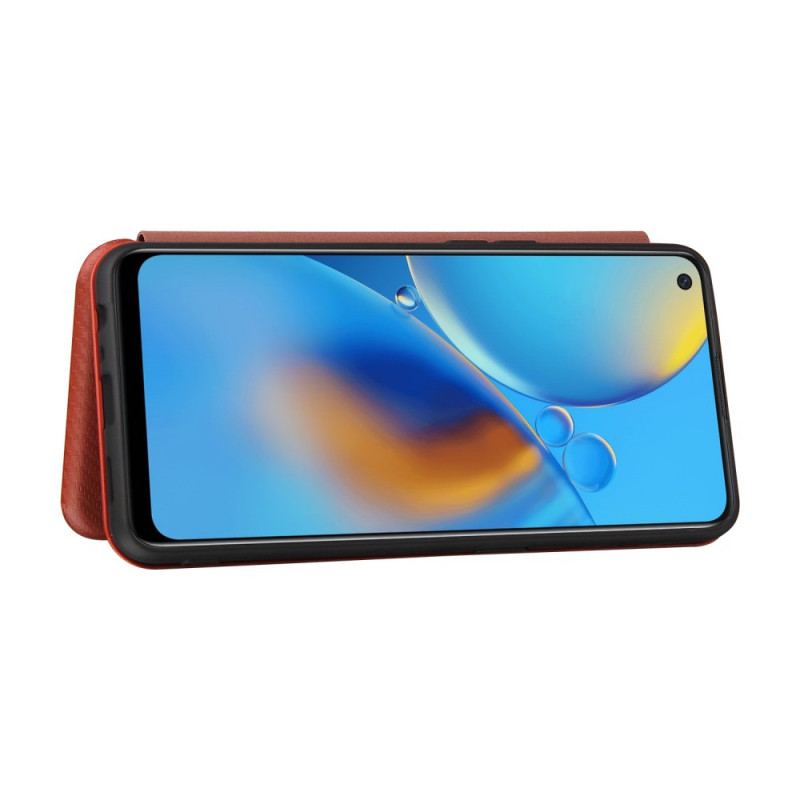 Cover Oppo A74 4G Flip Cover Kulfiber