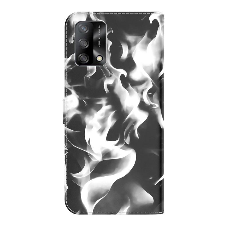 Flip Cover Oppo A74 4G Abstrakt Mønster