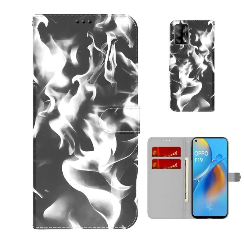 Flip Cover Oppo A74 4G Abstrakt Mønster