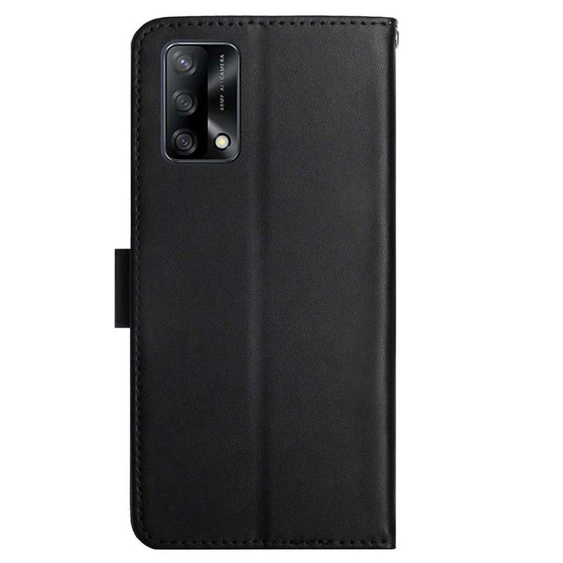 Flip Cover Oppo A74 4G Ægte Nappa Læder