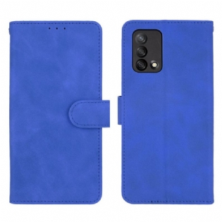 Flip Cover Oppo A74 4G Farvet Skin-touch