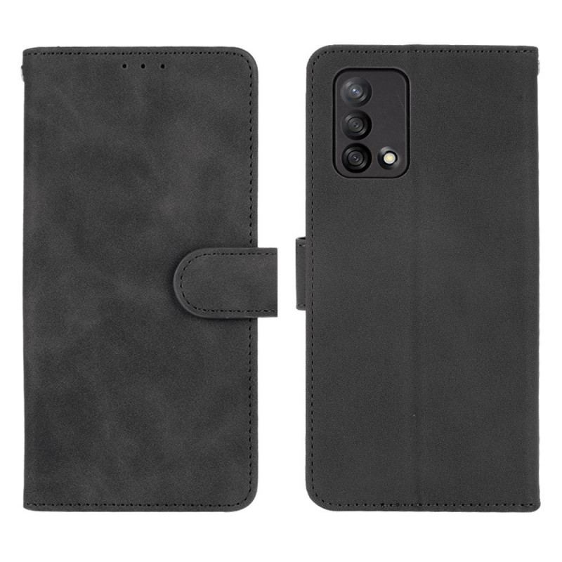 Flip Cover Oppo A74 4G Farvet Skin-touch