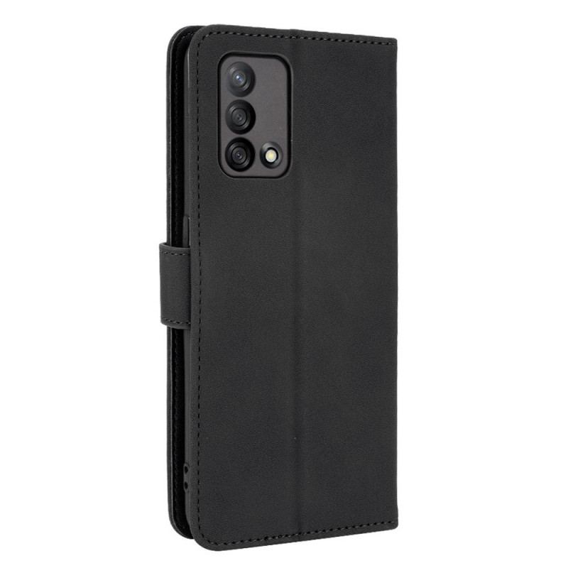 Flip Cover Oppo A74 4G Farvet Skin-touch