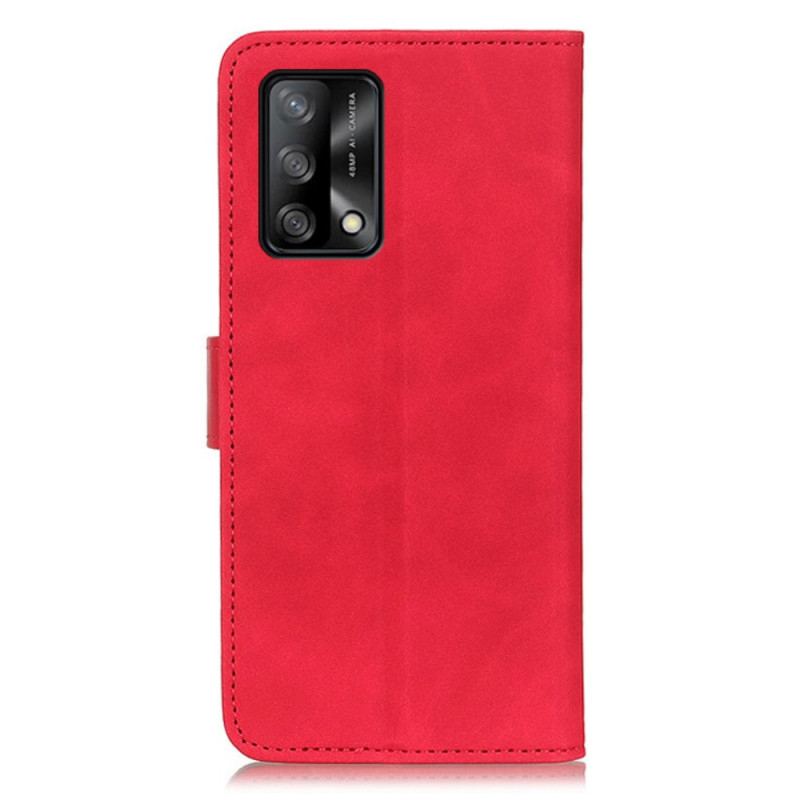 Flip Cover Oppo A74 4G Khazneh Vintage Lædereffekt