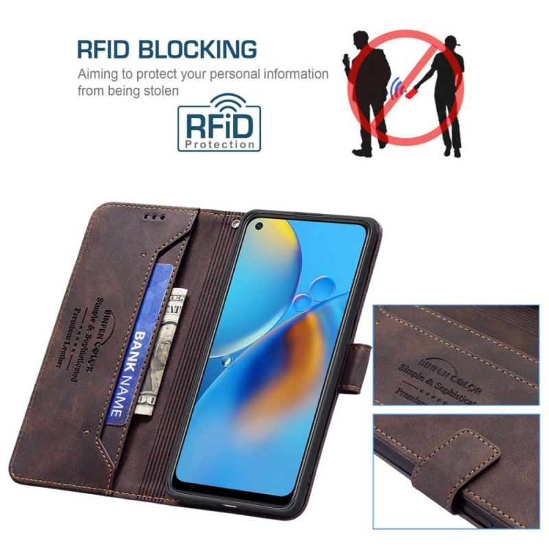 Flip Cover Oppo A74 4G Rfid Binfen Farve