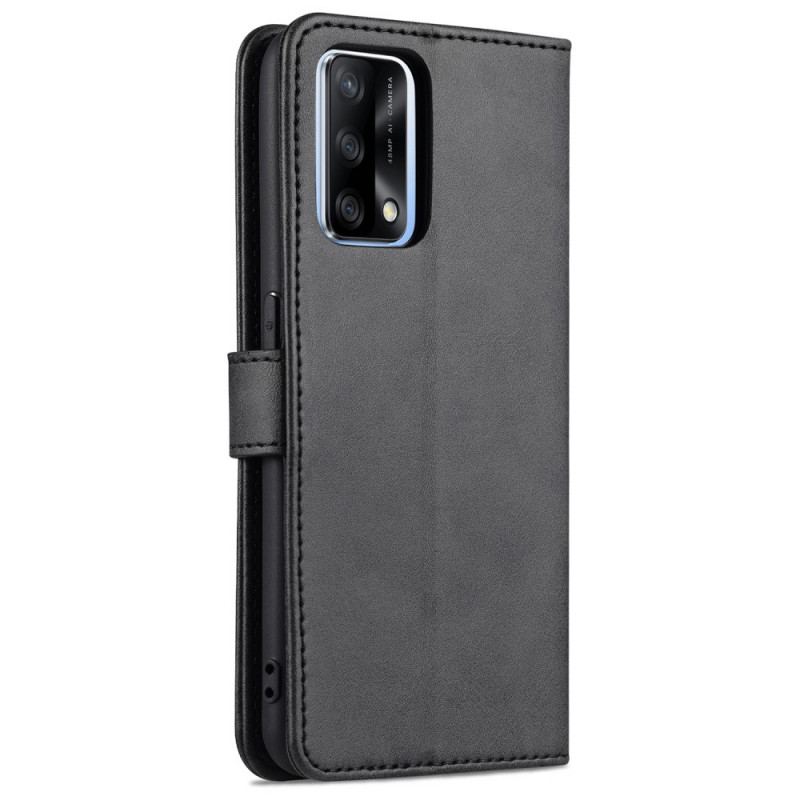 Læder Cover Oppo A74 4G Azns Lædereffekt