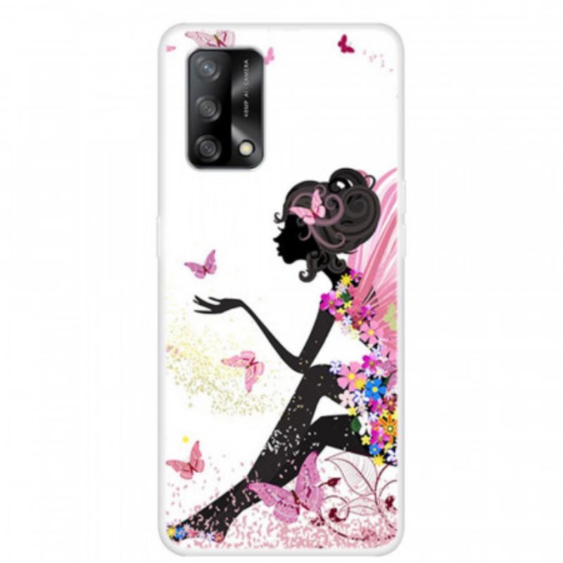 Mobilcover Oppo A74 4G Blomsterfe