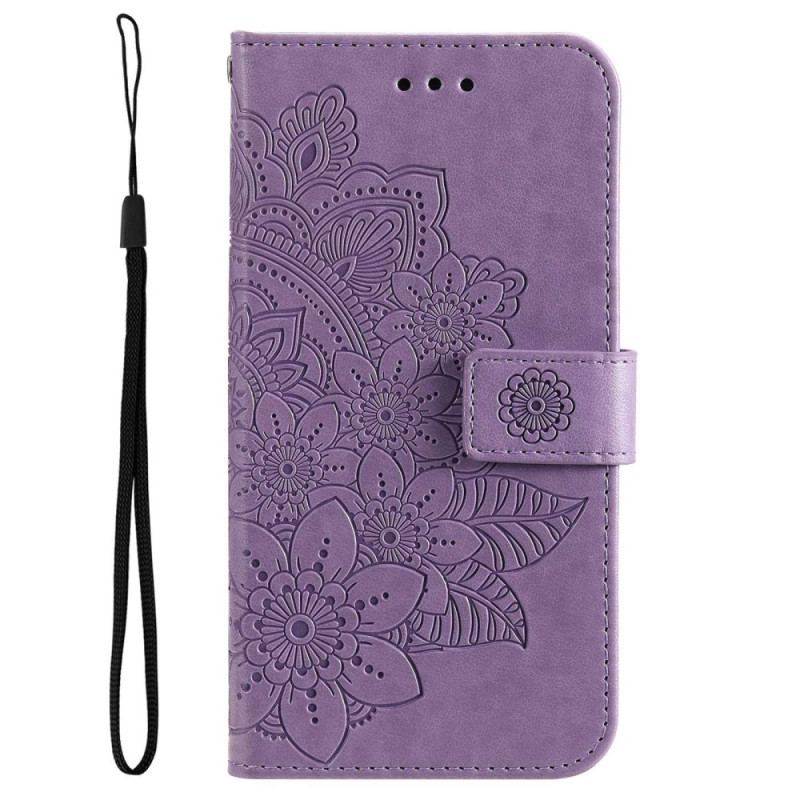 Flip Cover Poco M4 5G Med Snor Strappy Mandala