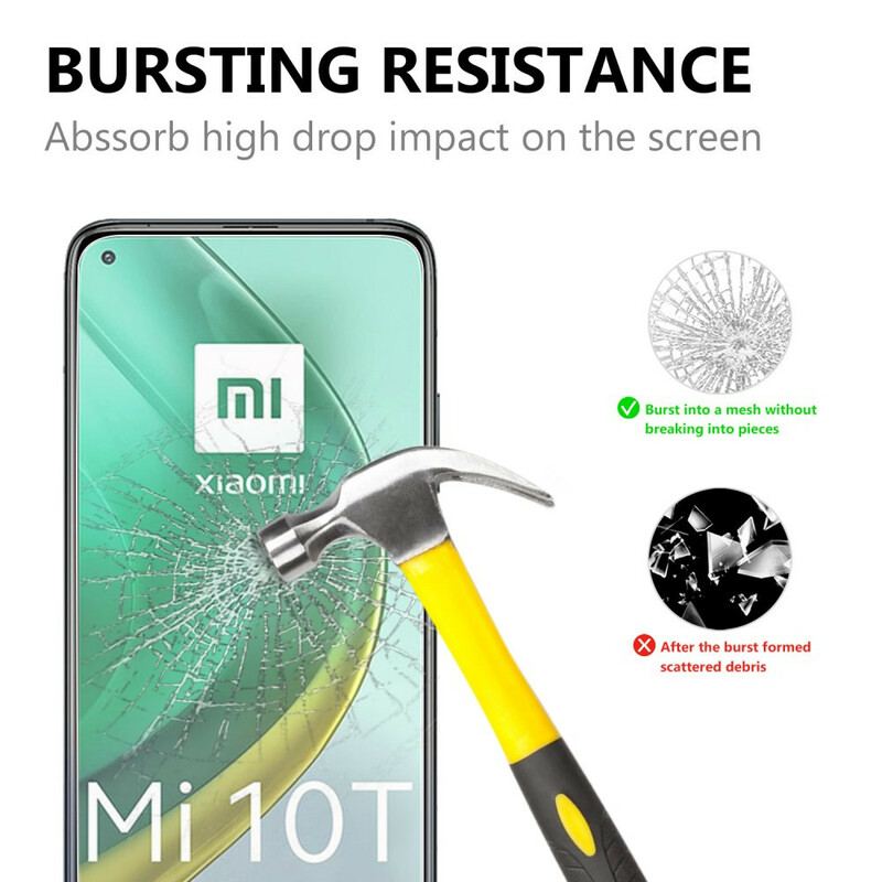 Arc Edge Tempered Glass Protection Til Xiaomi Mi 10T / 10T Pro-Skærm