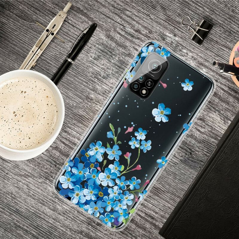 Cover Xiaomi Mi 10T / 10T Pro Buket Blå Blomster