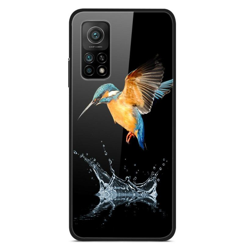 Cover Xiaomi Mi 10T / 10T Pro Crown Bird Hærdet Glas