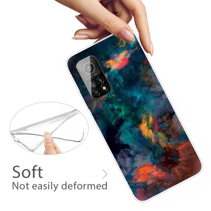 Cover Xiaomi Mi 10T / 10T Pro Farverige Skyer