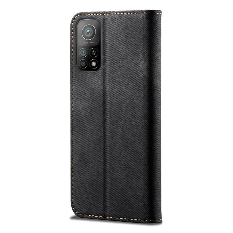 Cover Xiaomi Mi 10T / 10T Pro Flip Cover Denim Stof