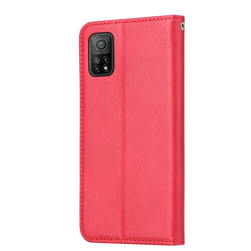 Cover Xiaomi Mi 10T / 10T Pro Flip Cover Kortholder I Imiteret Læder