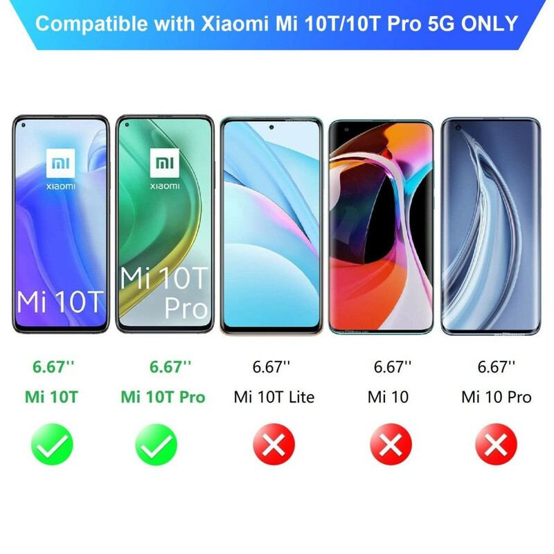 Cover Xiaomi Mi 10T / 10T Pro Gennemsigtig