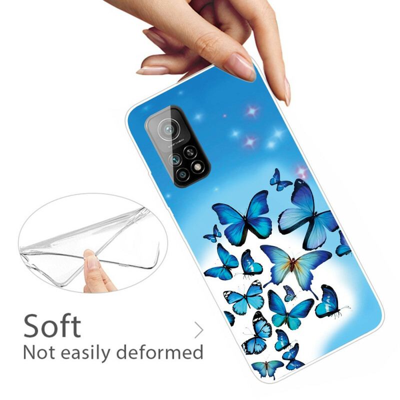 Cover Xiaomi Mi 10T / 10T Pro Sommerfugle Sommerfugle