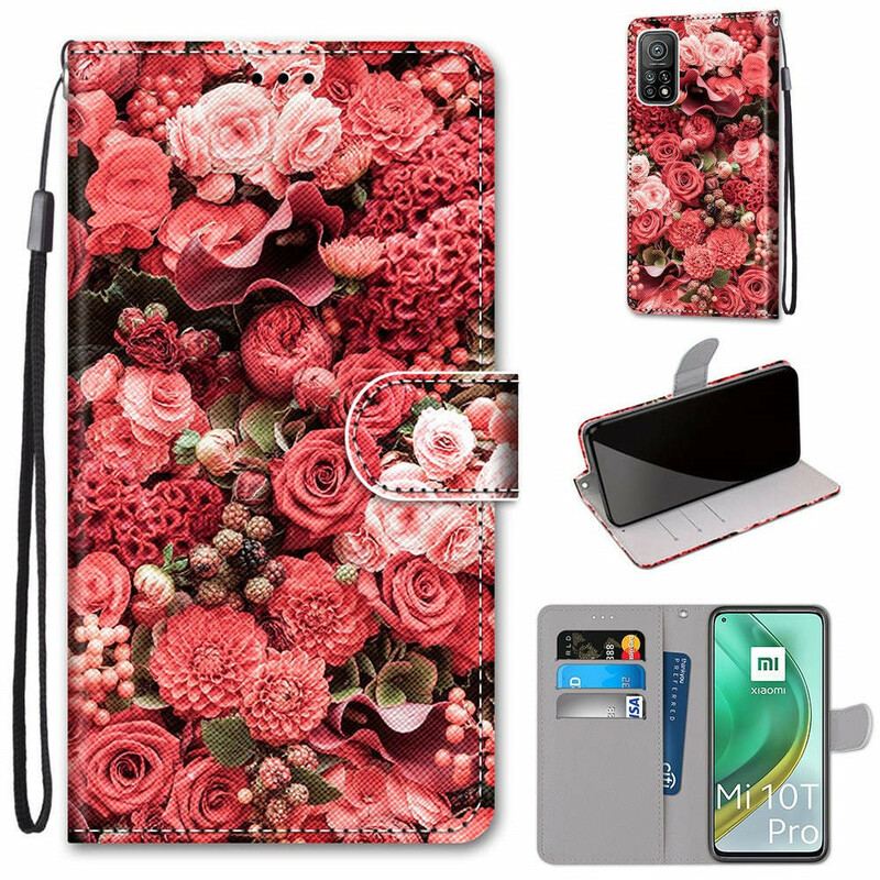 Flip Cover Xiaomi Mi 10T / 10T Pro Blomsterromantik