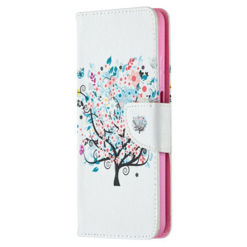 Flip Cover Xiaomi Mi 10T / 10T Pro Blomstret Træ