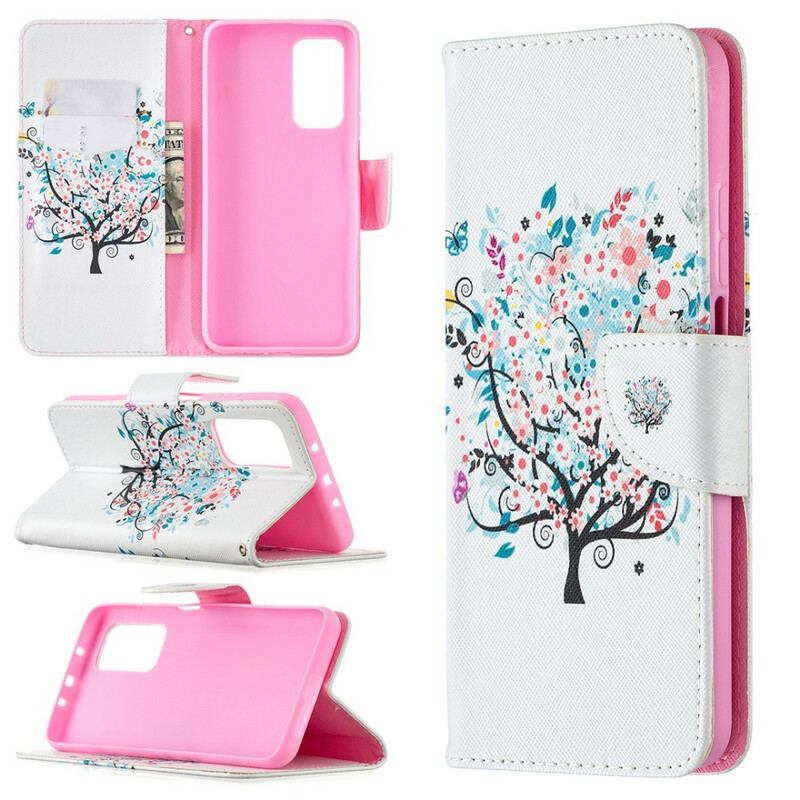 Flip Cover Xiaomi Mi 10T / 10T Pro Blomstret Træ