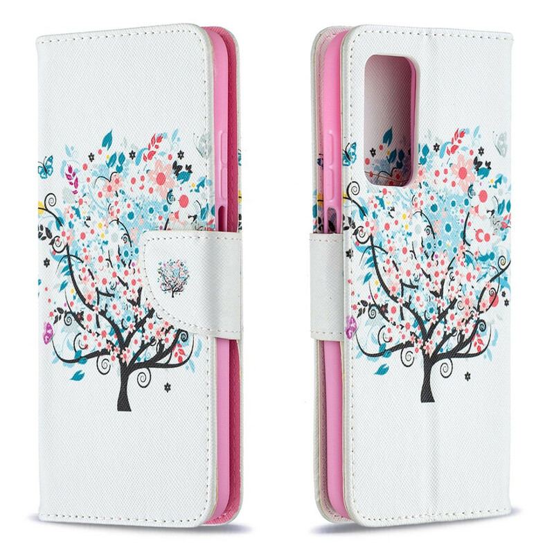 Flip Cover Xiaomi Mi 10T / 10T Pro Blomstret Træ