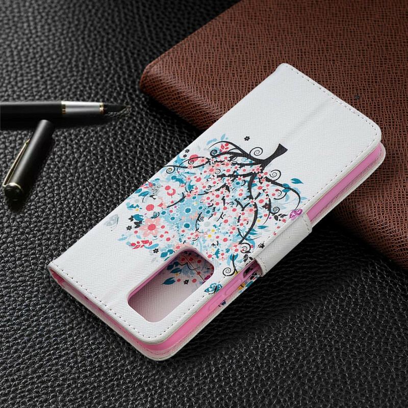 Flip Cover Xiaomi Mi 10T / 10T Pro Blomstret Træ