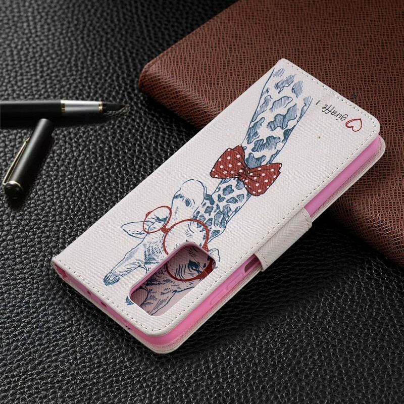 Flip Cover Xiaomi Mi 10T / 10T Pro Brainy Giraf