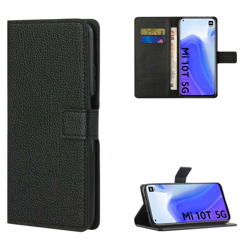 Flip Cover Xiaomi Mi 10T / 10T Pro Enkelt Litchi