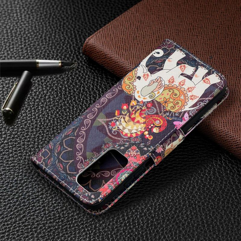 Flip Cover Xiaomi Mi 10T / 10T Pro Indiske Elefanter