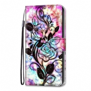 Flip Cover Xiaomi Mi 10T / 10T Pro Neon Blomster