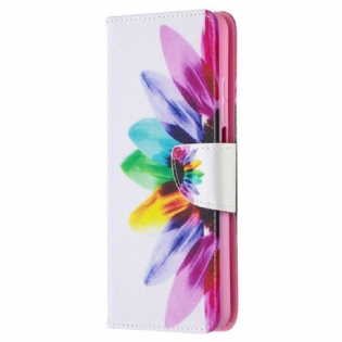 Læder Cover Xiaomi Mi 10T / 10T Pro Pro Blomster Akvarel