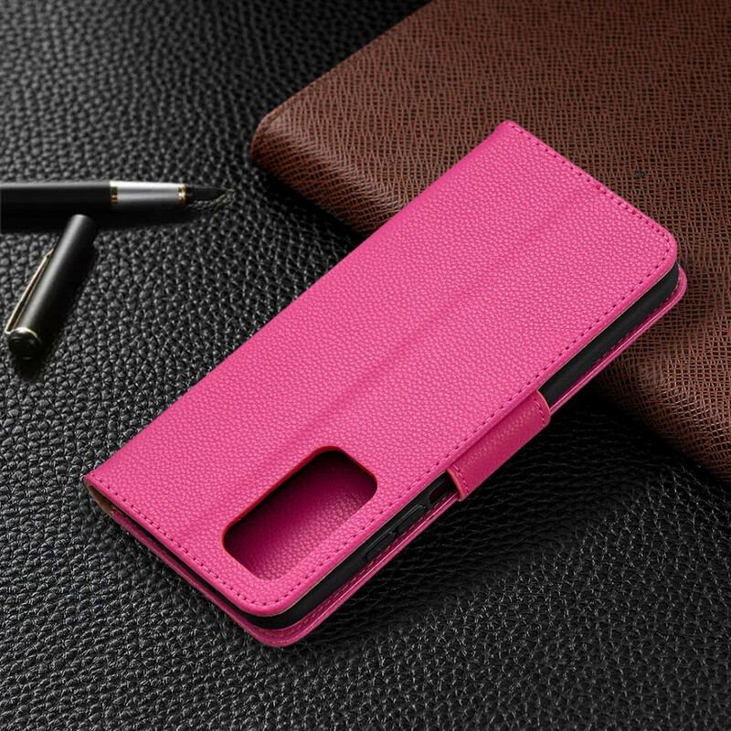 Læder Cover Xiaomi Mi 10T / 10T Pro Flip Cover Litchi Rabat Oblique