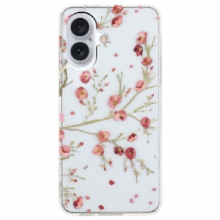 Cover iPhone 16 Plus Blomster